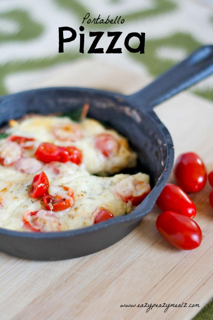 Portobello Pizza Easy Peasy Meals