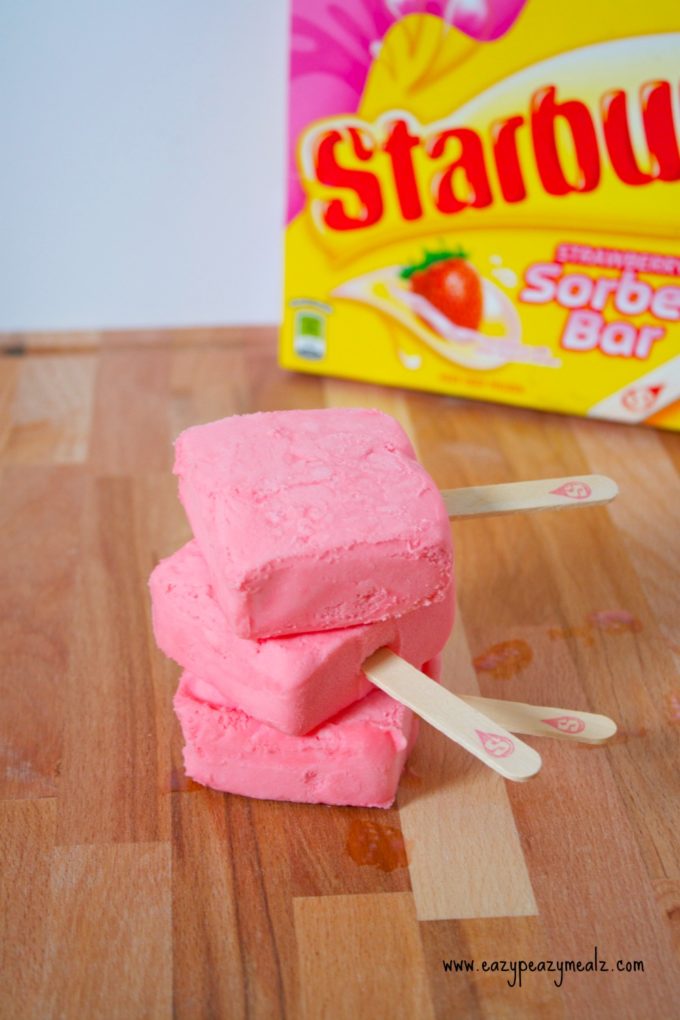 Starburst Sorbet Bars