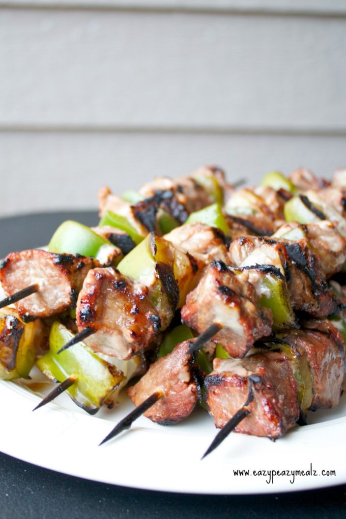 Beef Kabob Marinade: A sweet and tangy marinade makes these beef kabobs tender and tasty, and the ideal grill meal!