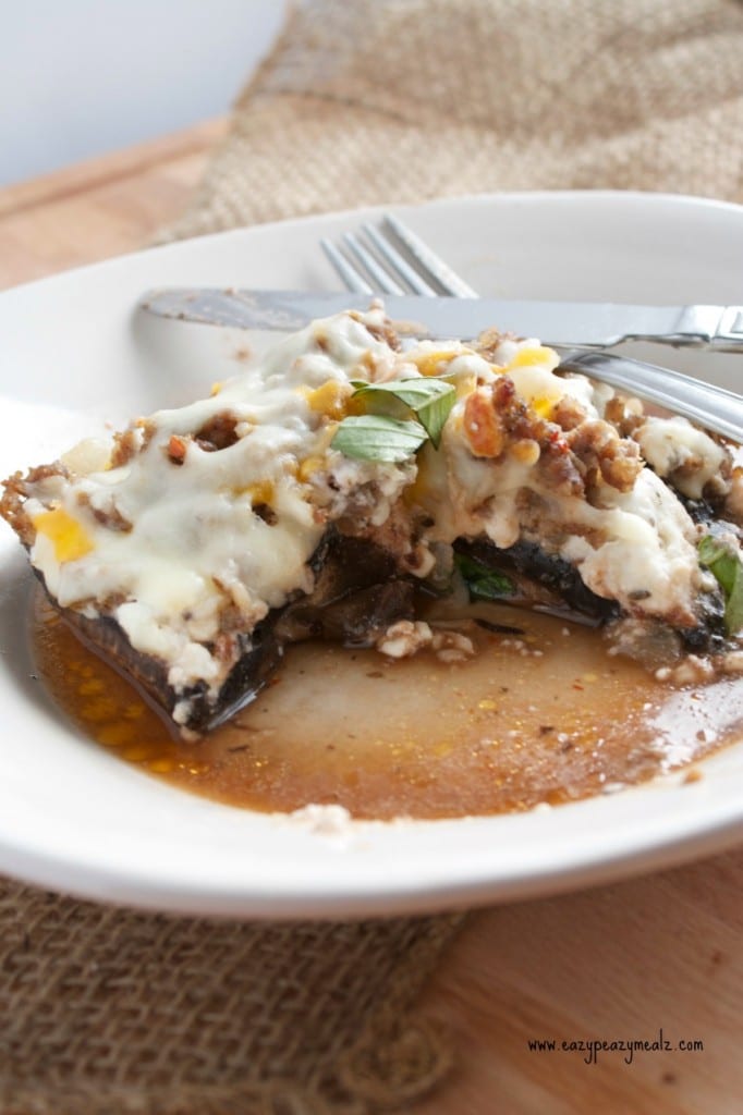 Lasagna Stuffed Portobello Easy Peasy Meals