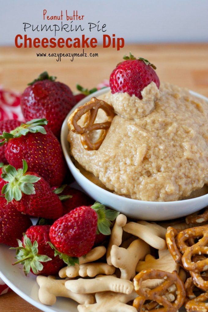 Peanut Butter Pumpkin Pie Cheesecake Fondue Easy Peasy Meals