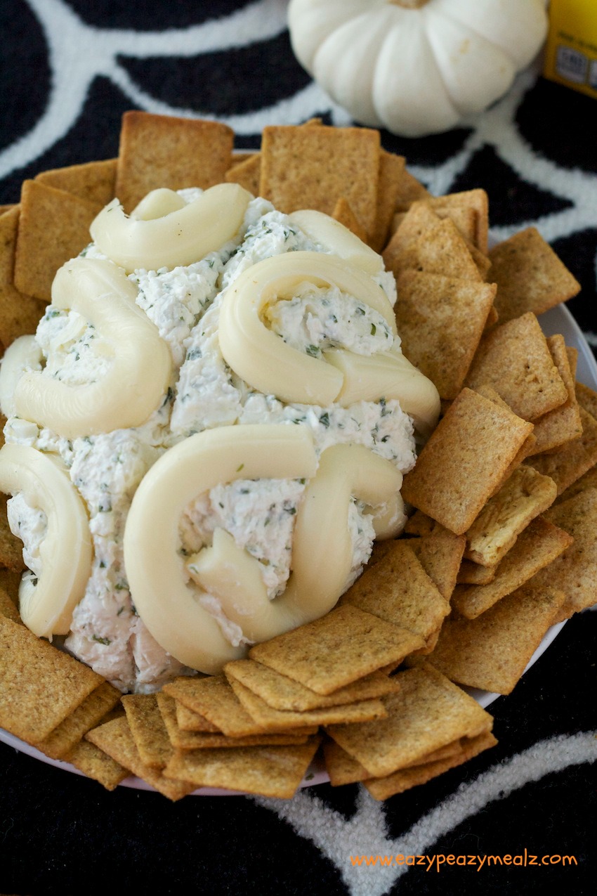 Halloween Snacks: Brain Cheeseball - Easy Peasy Meals