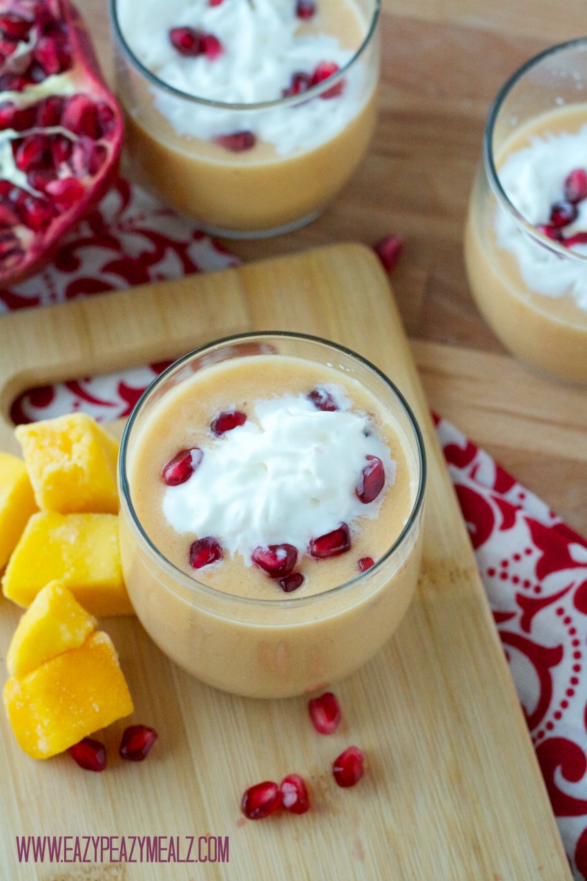 Mango Pom Smoothie #yum #Breakfast #smoothie