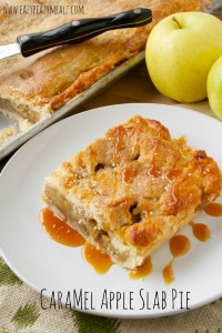 Caramel Apple Slab Pie