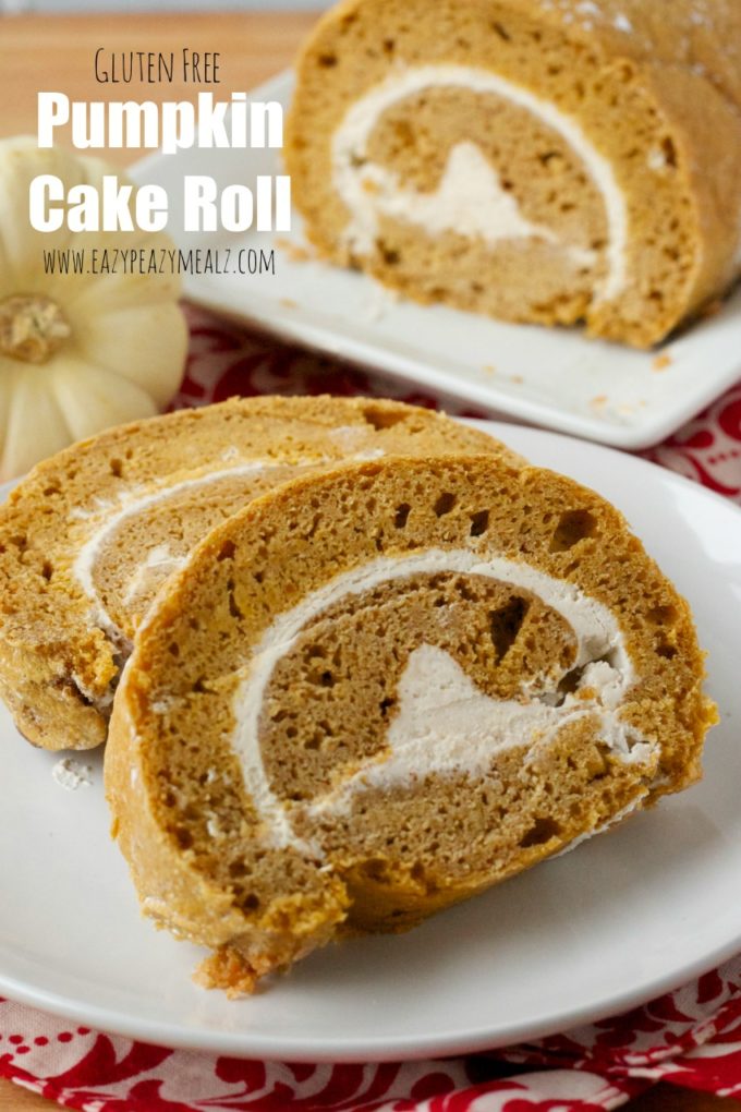 gluten free pumpkin cake roll
