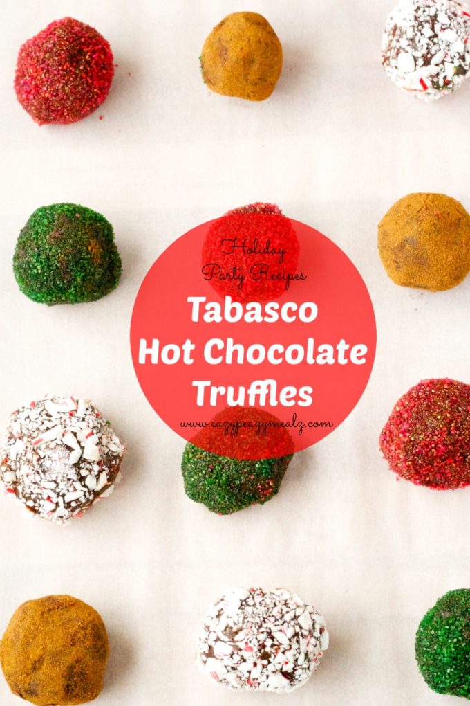image of Tabasco Hot Chocolate Truffles recipe by Eazy Peazy Mealz