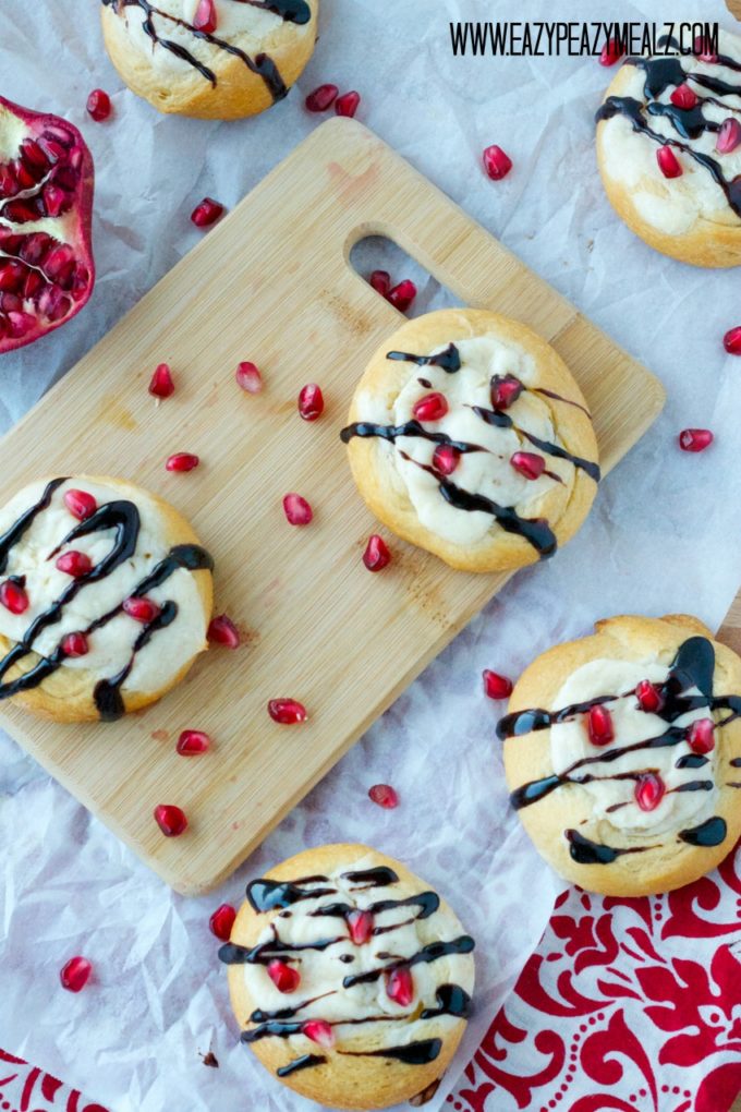 my breakfast pastries #holiday #chocolate #pomegranate