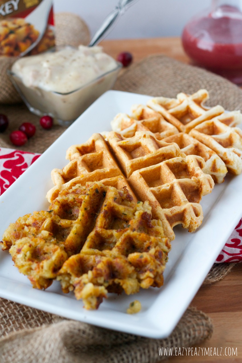 Thanksgiving Leftover Waffles Easy Peasy Meals