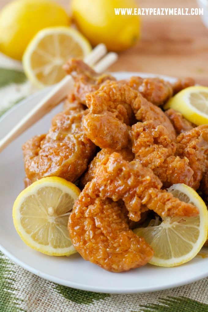 yummy lemon chicken #lemonchicken #chicken #asianchicken
