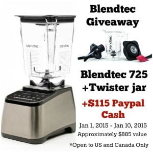 Blender Recipe Roundup + Blendtec Giveaway