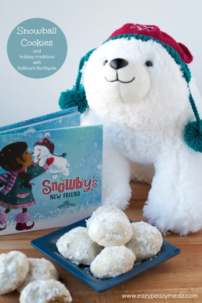 Snowball Cookies and holiday traditions with Hallmark Northpole
