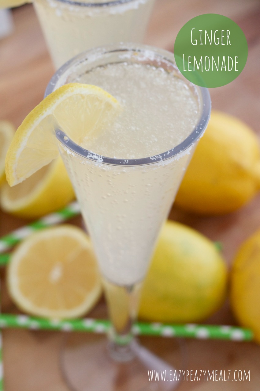 ginger lemonade #CanadaDryGingerAle #ad