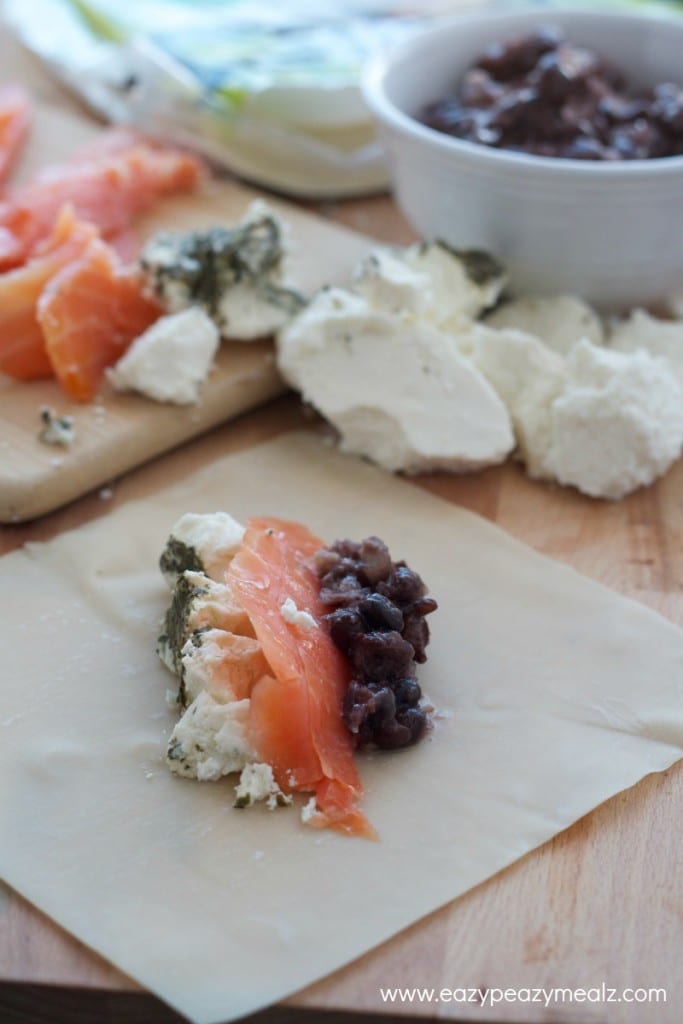 Smoked Salmon Black Bean Egg Rolls Easy Peasy Meals