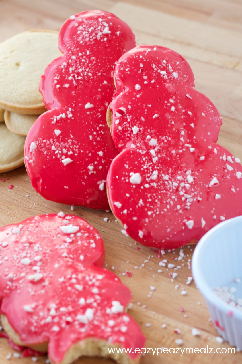 snowman peppermint glaze cookies #ad