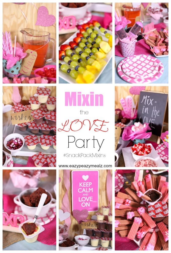 mixin the love party collage #snackpackmixins