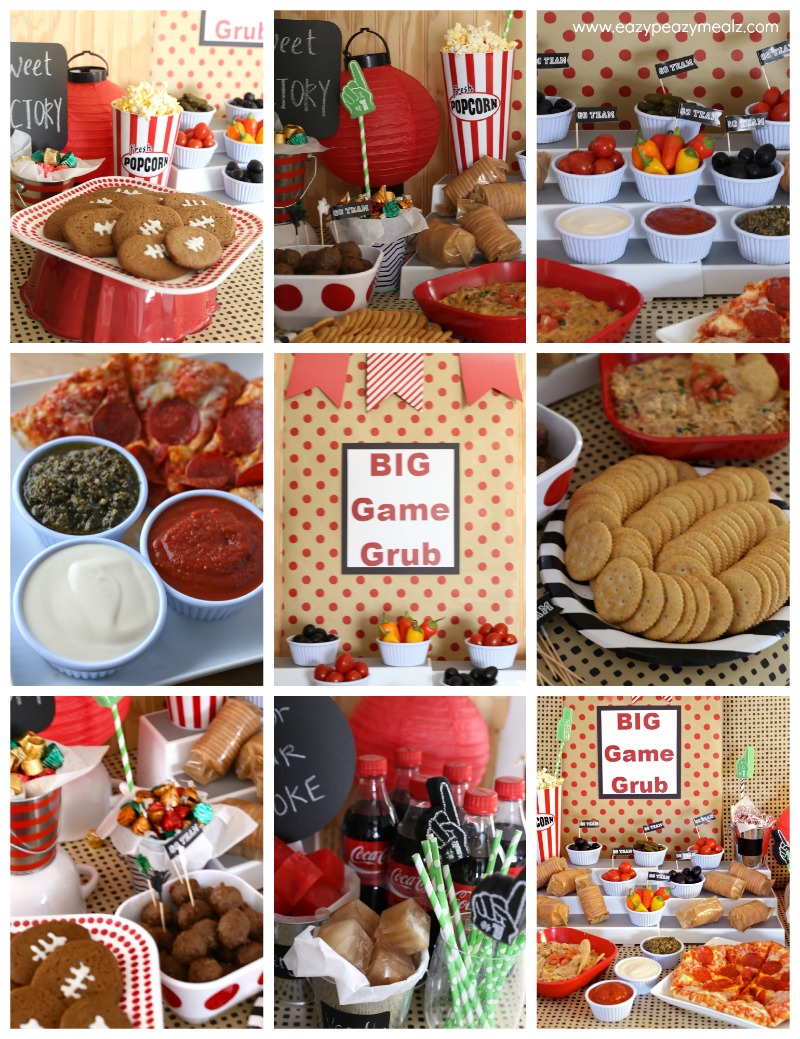 Easy Recipes for your BIG Game Day Party!