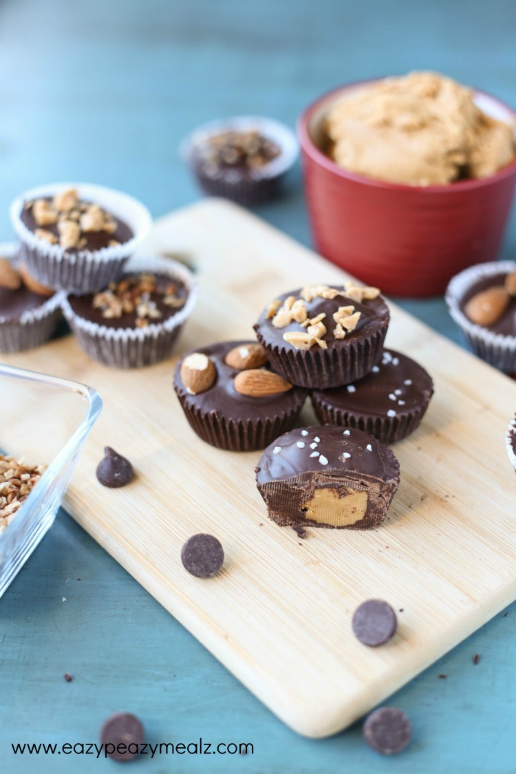 cookie butter cups with toppers