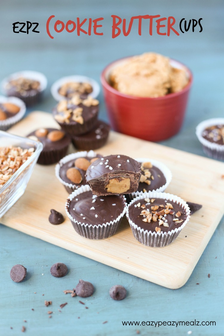 ezpz cookie butter cups with toppings