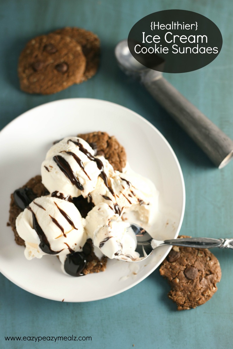 healthier ice cream cookies sundaes