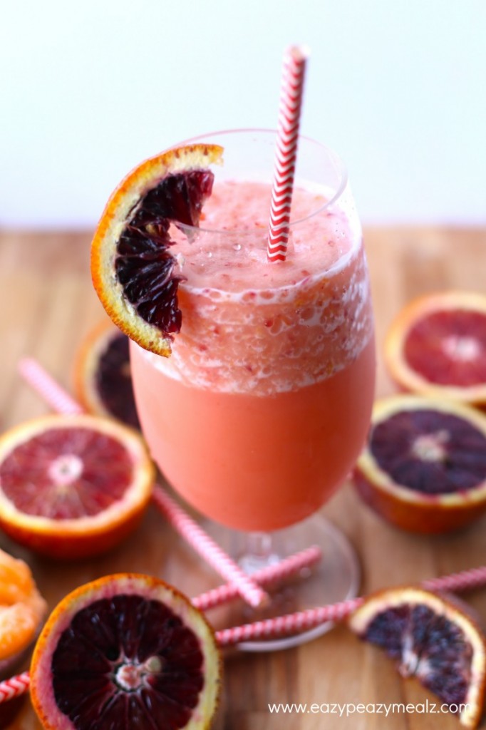 blood orange punch glass