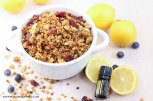 lemon blueberry granola