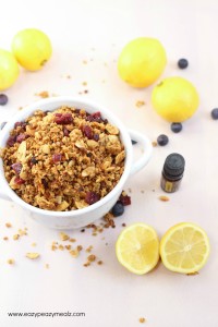lemon blueberry granola recipe