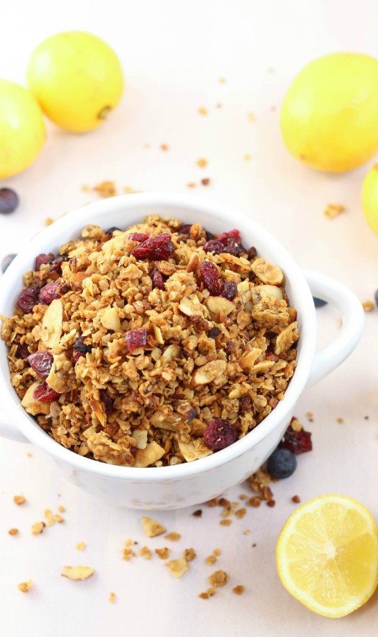 lemon blueberry granola recipe