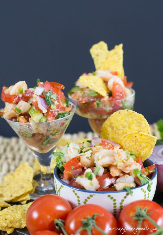 shrimp ceviche is such a tasty snack
