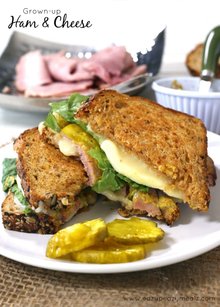 Grownup Ham and Havarti Grilled Cheese Easy Peasy Meals
