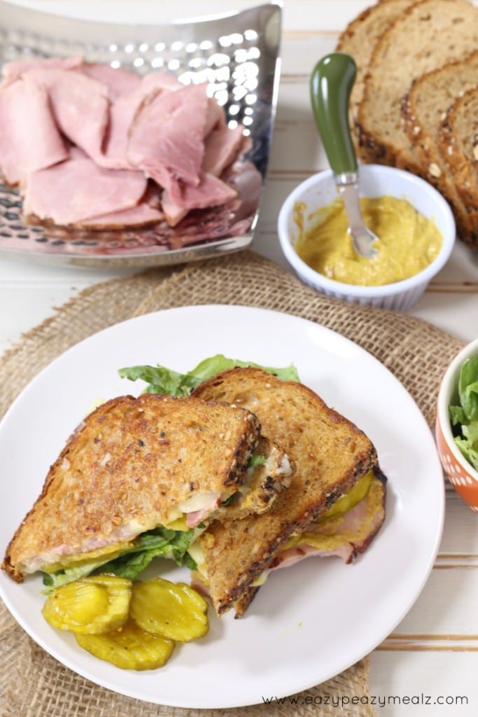 Grownup Ham and Havarti Grilled Cheese Easy Peasy Meals