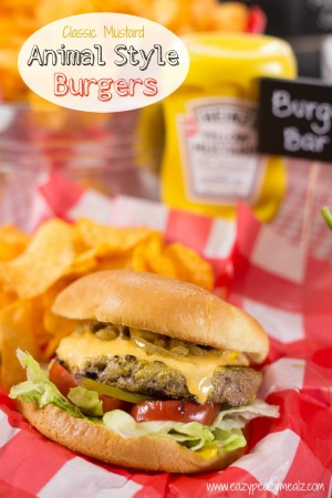 Classic Mustard Animal Style Burgers and BBQ Party Plan