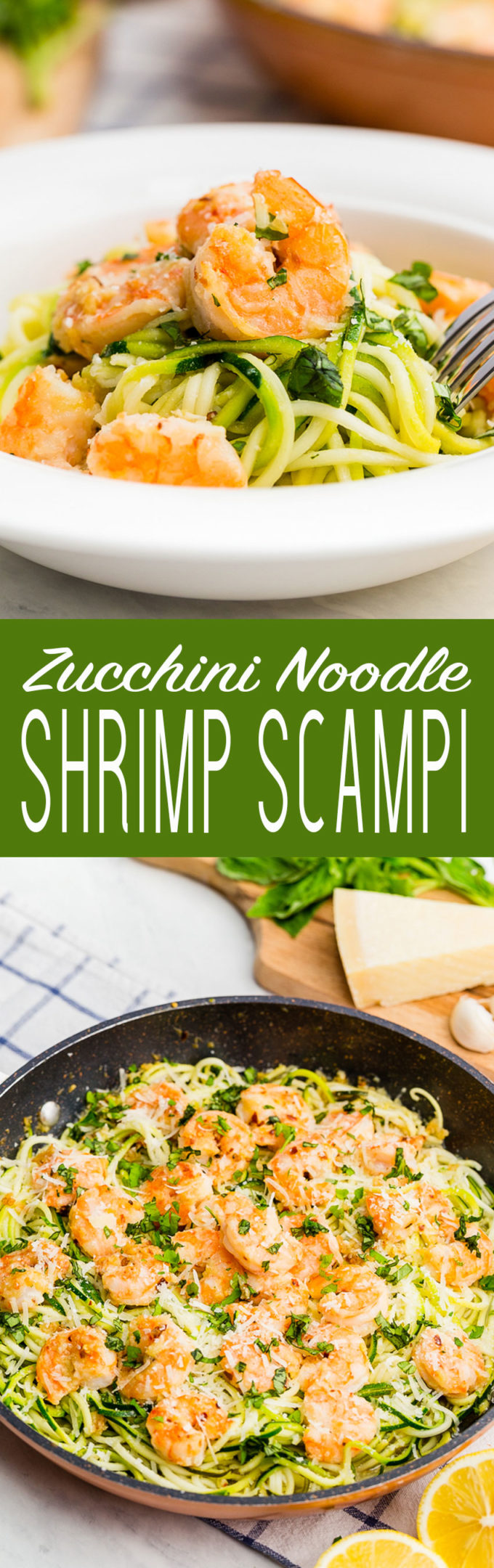 Zucchini Noodle Shrimp Scampi