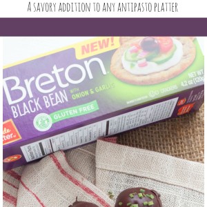 A savory black bean truffle that is gluten free