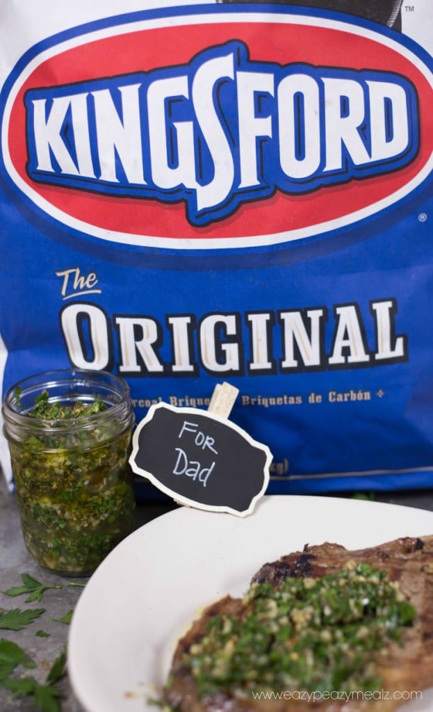 Chimichurri + Charcoal Cooked Ribeye Steaks Easy Peasy Meals