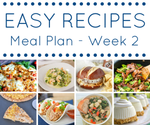 Easy Recipes Meal Plan: Some thing for everyone, a meal plan that takes the stress out of meal time. Plan, prep, shop all in one go!