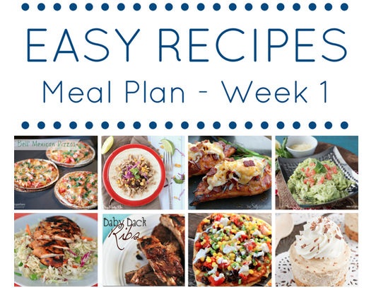 Easy Recipe Meal Plan