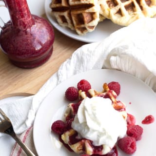Orange Roll Waffles