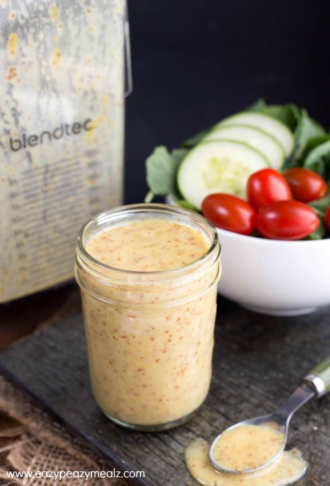 Honey Vinaigrette: Sweet, tangy, and oh so good, you will want to drink this easy 5 minute Honey Mustard Vinaigrette!
