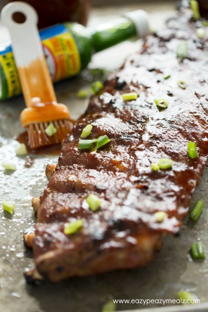 Spicey Honey BBQ Sauce Ribs Easy Peasy Meals