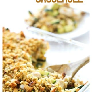 Cheesy Turkey Zucchini Casserole