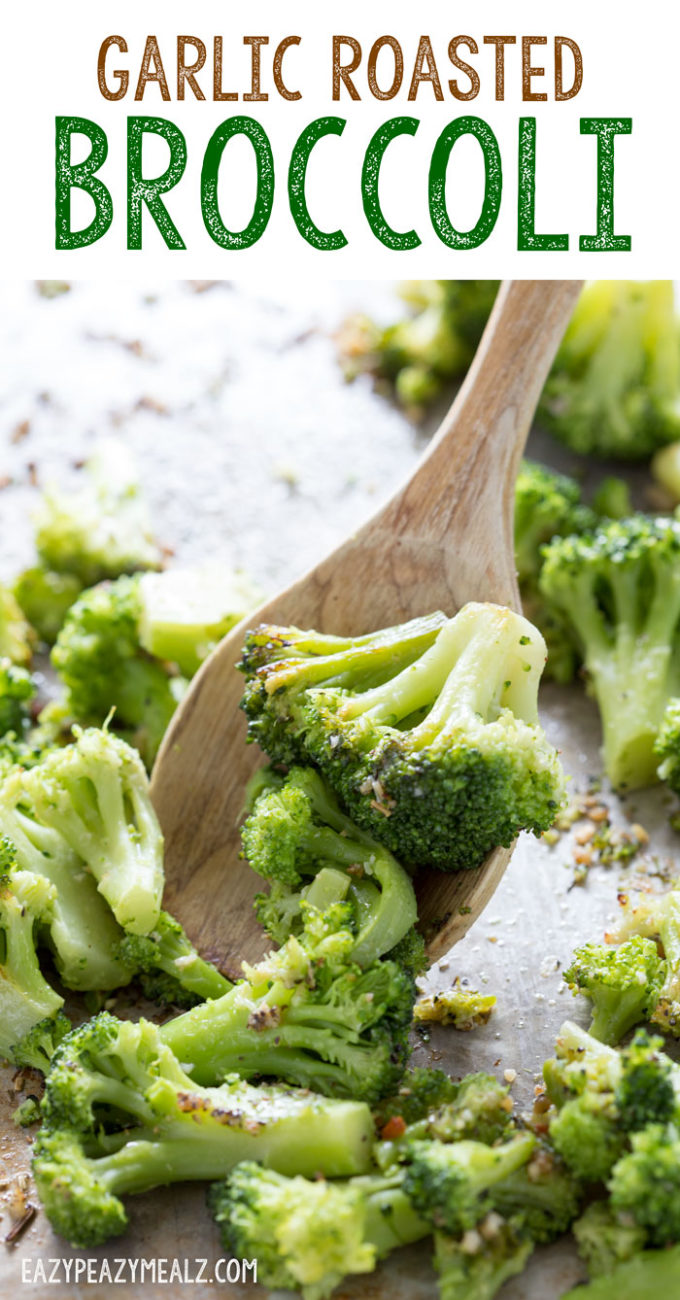 Garlic raosted broccoli is healthy, delicious, and easy to make. 