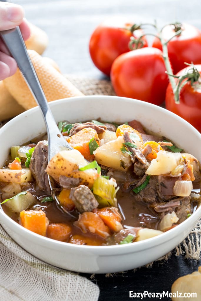 Italian Beef Stew (Slow Cooker) Easy Peasy Meals