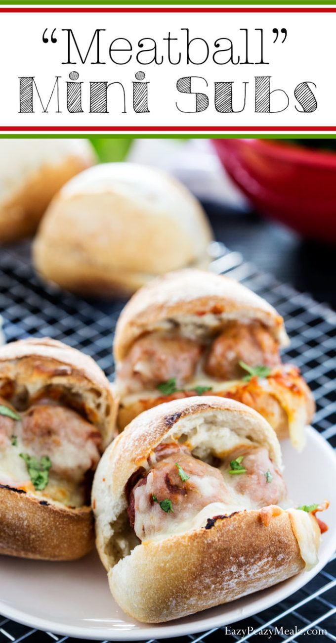 Meatball mini subs made from plant protein, and something the whole family will enjoy. You'll never know they aren't meat. #ad
