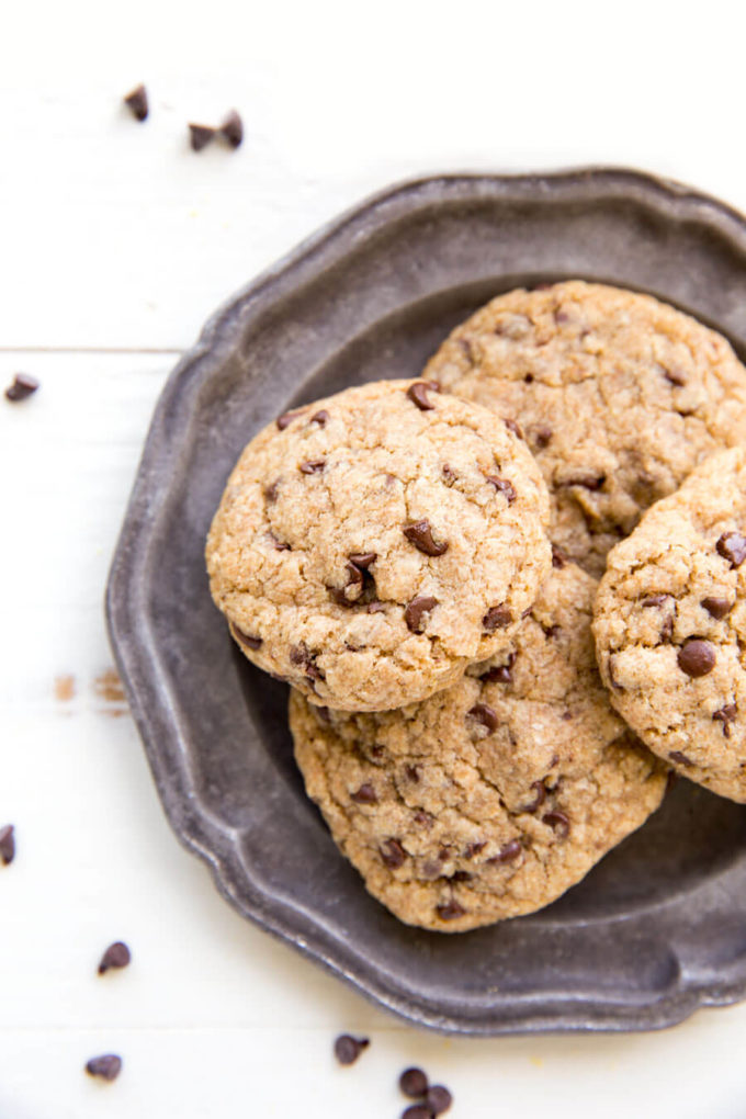Whole Wheat Chocolate Chip Cookies are delicious and simple