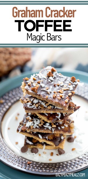 Graham Cracker Toffee Magic Bars are basically the best thing to ever happen to a graham cracker