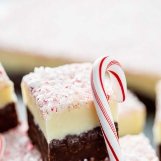 Peppermint Bark Fudge