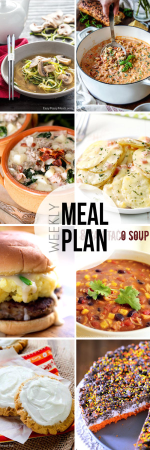 Easy Meal Plan #21 - Easy Peasy Meals