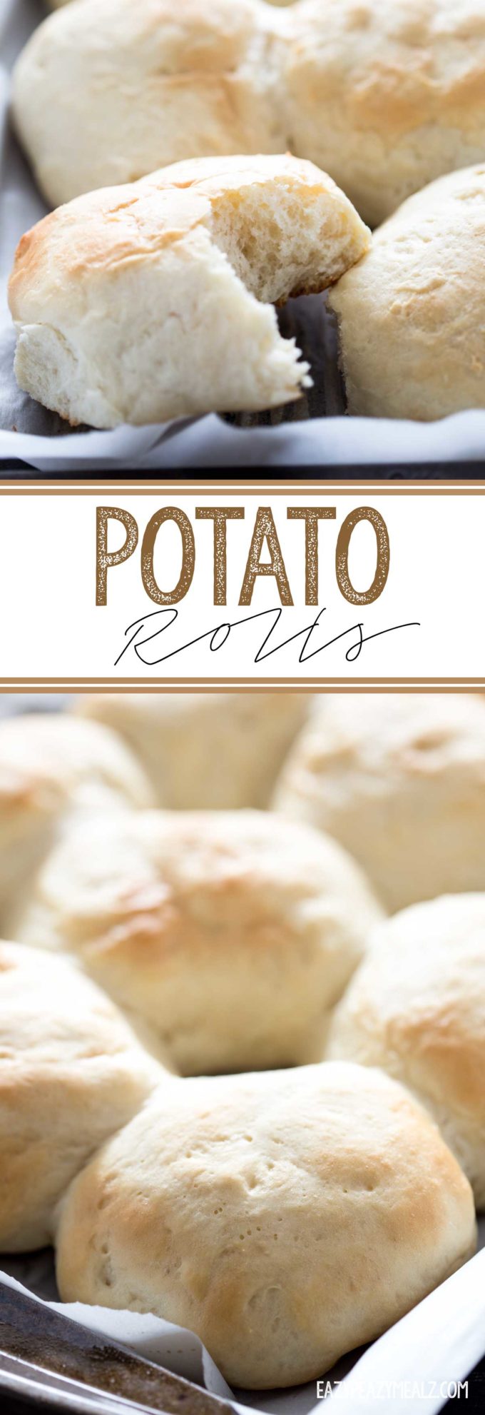 Soft, fluffy, and flavorful potato rolls made with mashed potatoes!