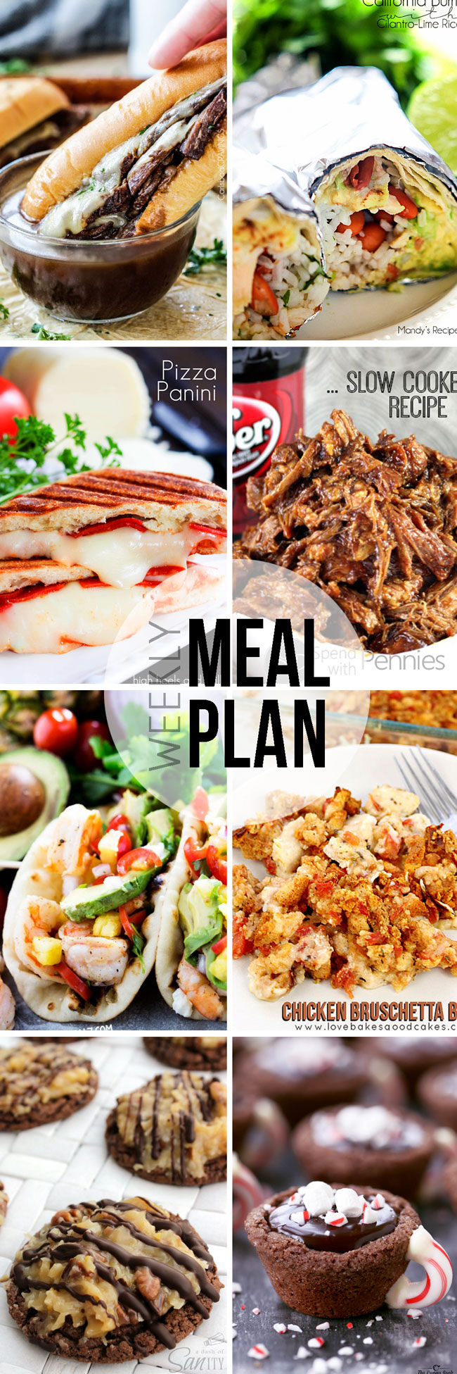 A week's worth of delicious recipes to make meal planning easier. 