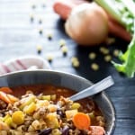Pasta e fagioli with delicious shortcuts, this olive garden copy cat is amazing